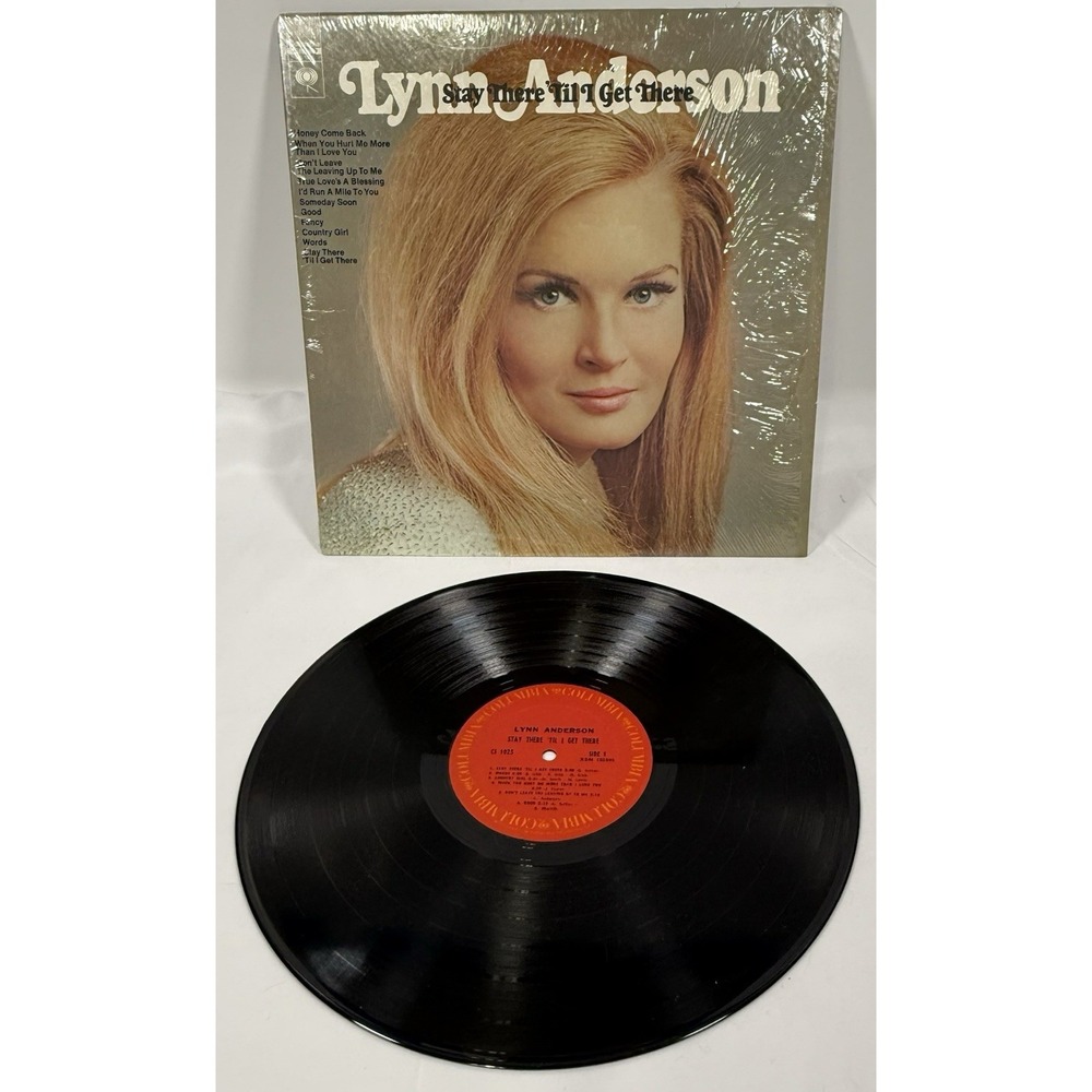 Columbia Lynn Anderson Stay There Til I Get There LP 12" Black Vinyl CS1025 1970